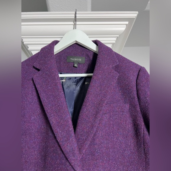 Talbots Deep Purple Women's Blazer - Picture 5 of 14